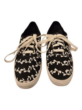 Keds X Taylor Swift Champion Bow Sneakers Sz 5.5 Black White Coquette Shoes